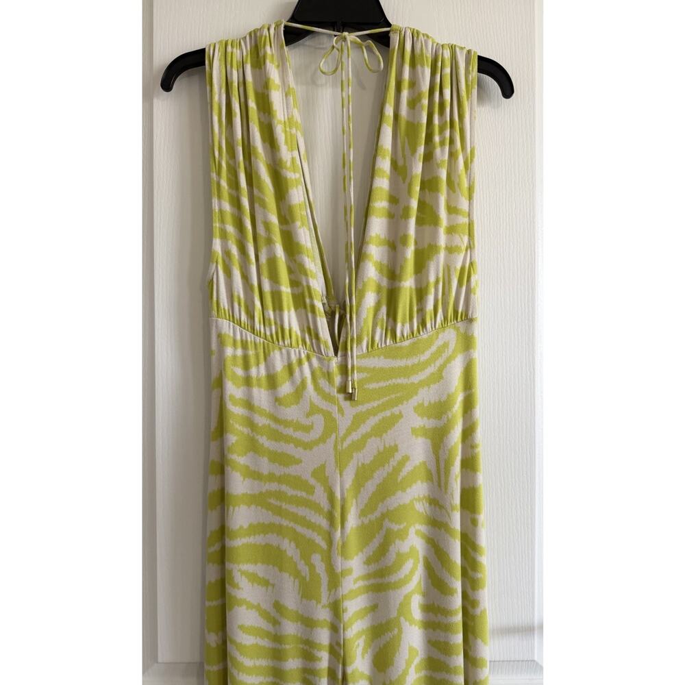 Free People Women's Next Summer Jumpsuit Lime Green Zebra Size Small - Picture 7 of 15